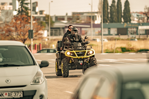 ATV on road